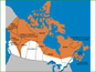 Distribution de la plante au Canada